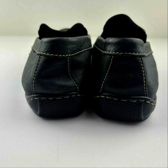 Rockport Men's Slip-on Black Leather Driving Loafers 9M - Picture 3 of 8